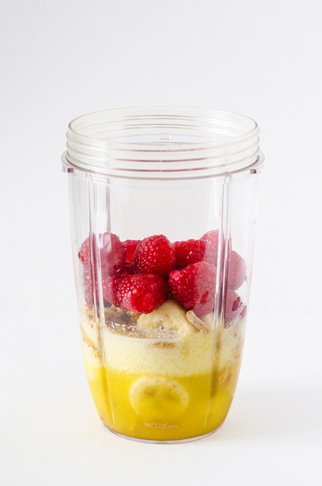Raspberry MilkShake Prep